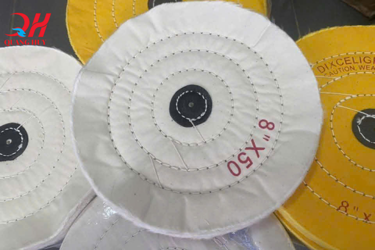 Bánh vải cotton trắng 